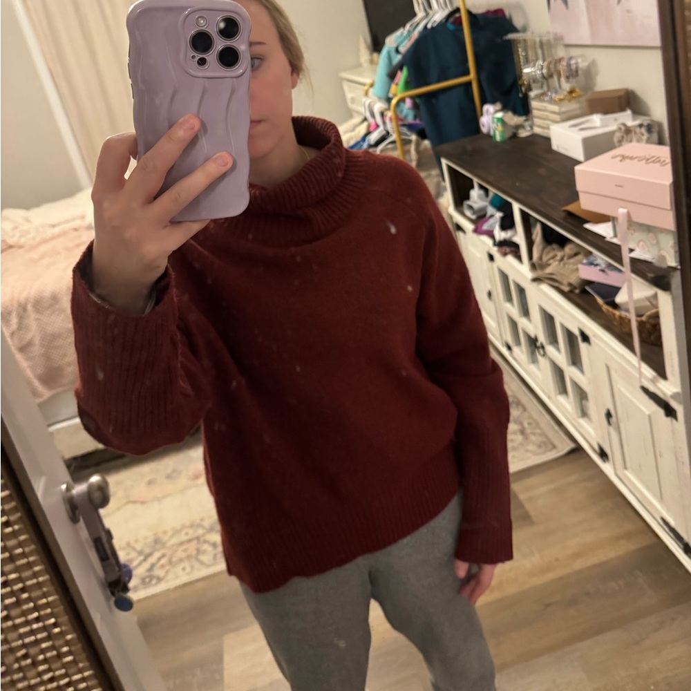 Pink Lily maroon sweater